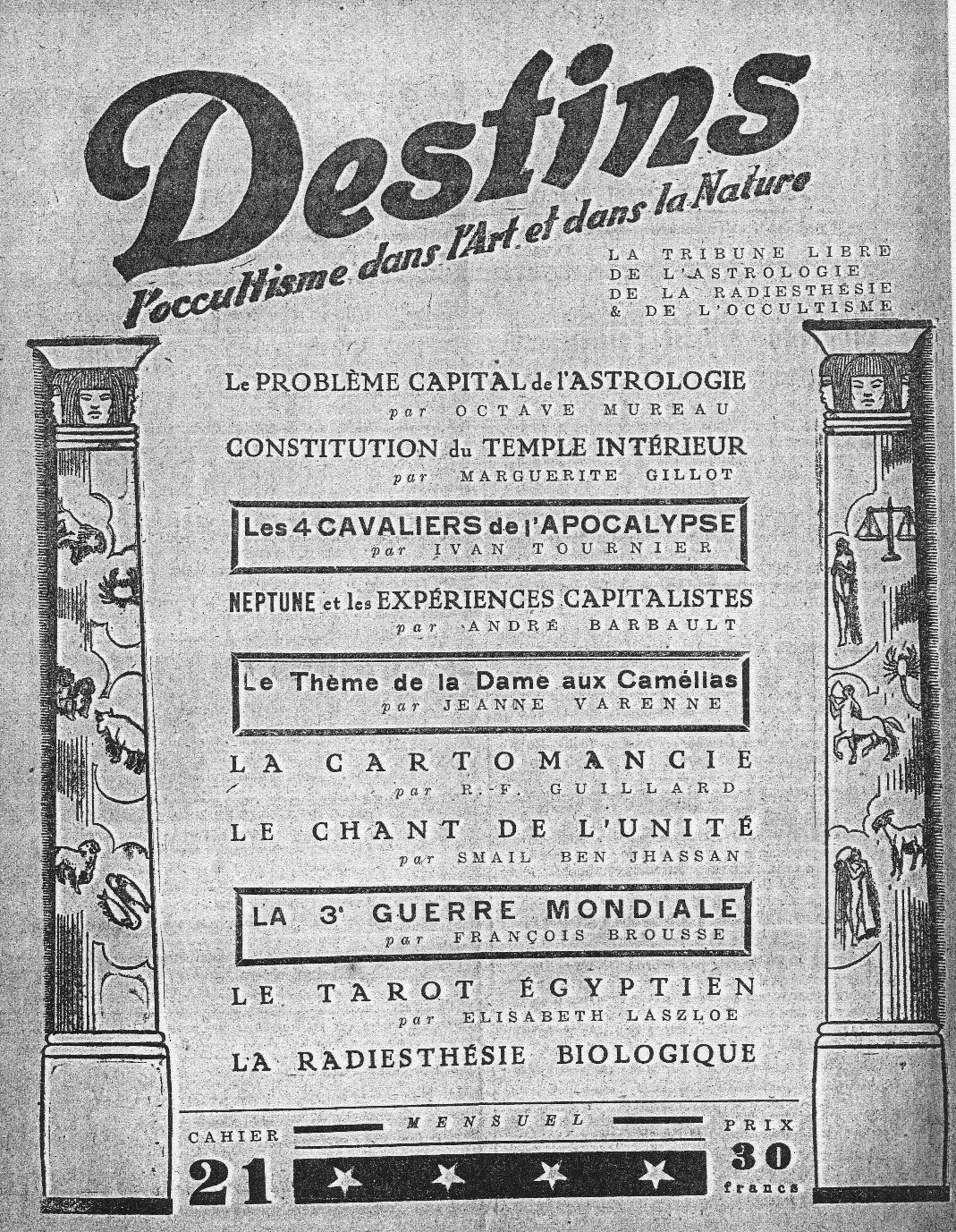 Revue Destins N°21 – Novembre 1947