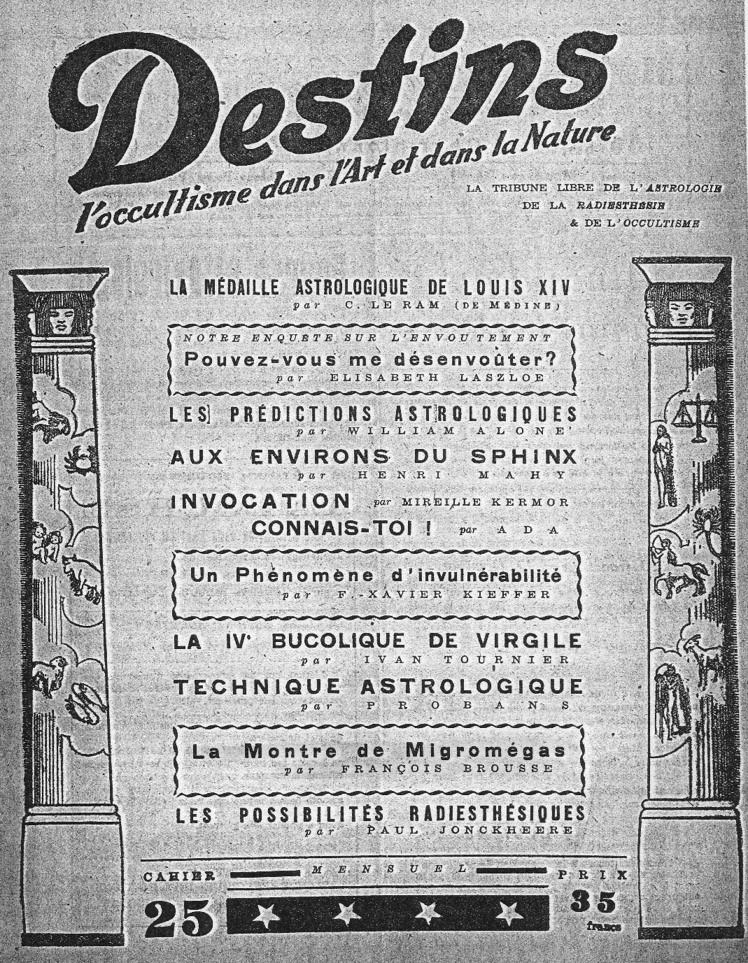 Revue Destins N°25 – Mars 1948