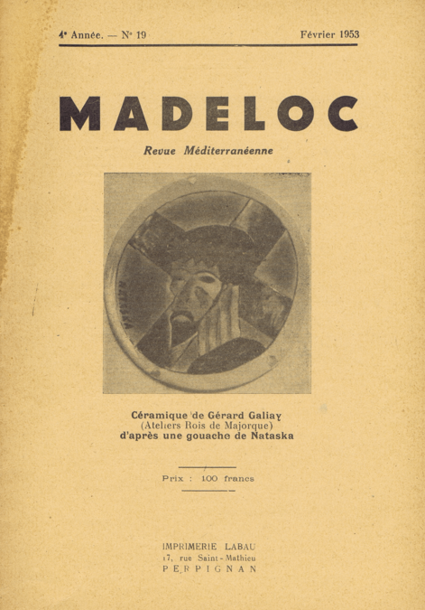 Revue Madeloc N°19 – Février 1953