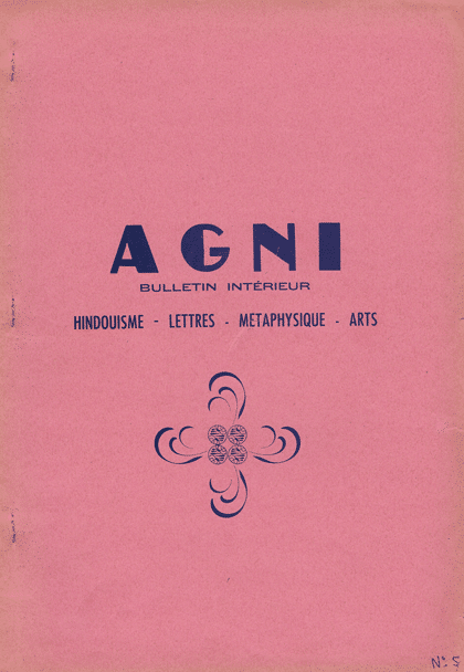 Revue Agni N°5 – Automne 1954