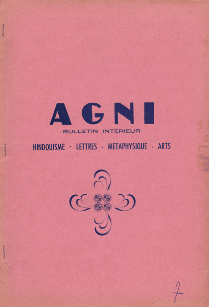 Revue Agni N°7 – Printemps 1955