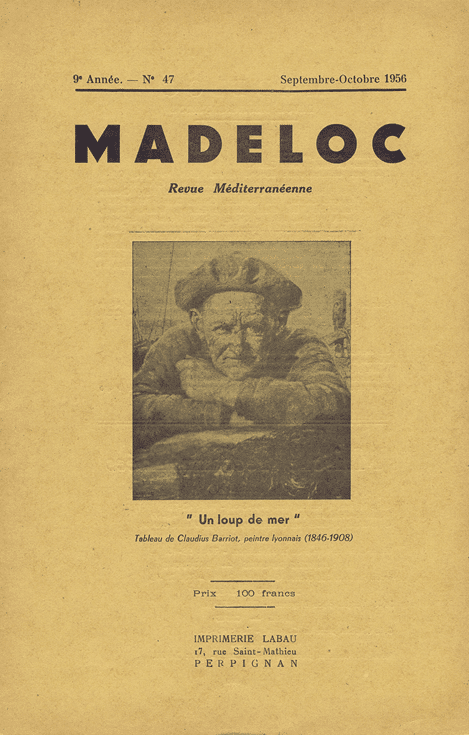 Revue Madeloc N°47 – Septembre-Octobre 1956