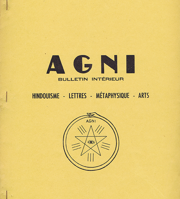 Revue Agni N°19 – Printemps 1958