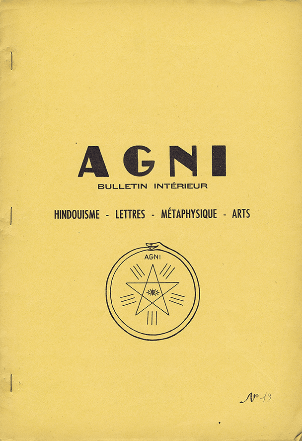 Revue Agni N°19 – Printemps 1958