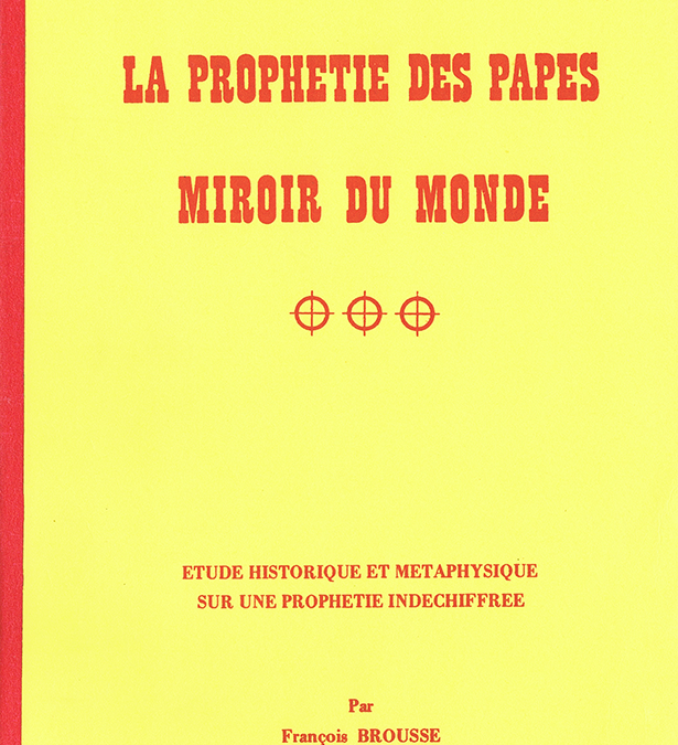 La Prophétie des papes – 1ère éd. 1981