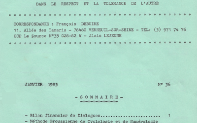 Revue Dialogues N°36 – Janvier 1983