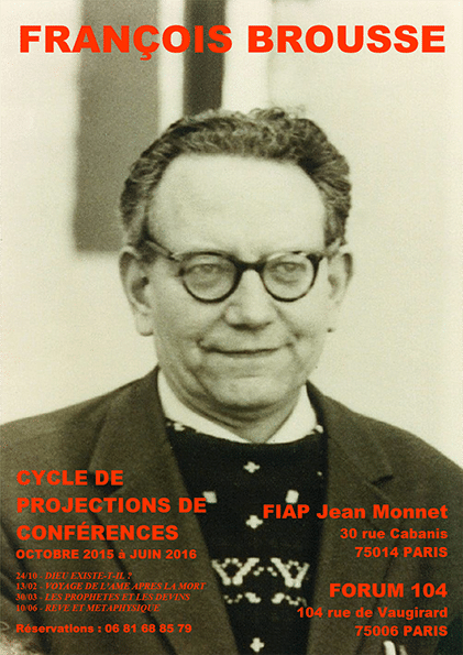 Premier cycle de projections de conférences (nov. 2015 – mai 2016)